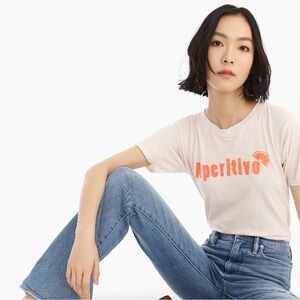 HTF, Rare J. Crew Collector Tee Aperitivo NEW!